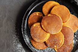 Pancake con Patate dolci e Cannella